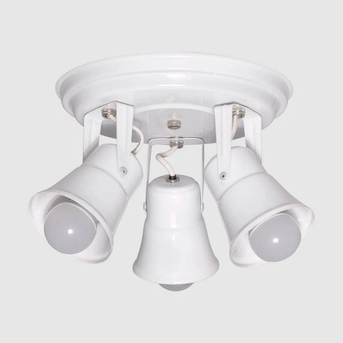 Spot 3 Luces E-27 - Blanco