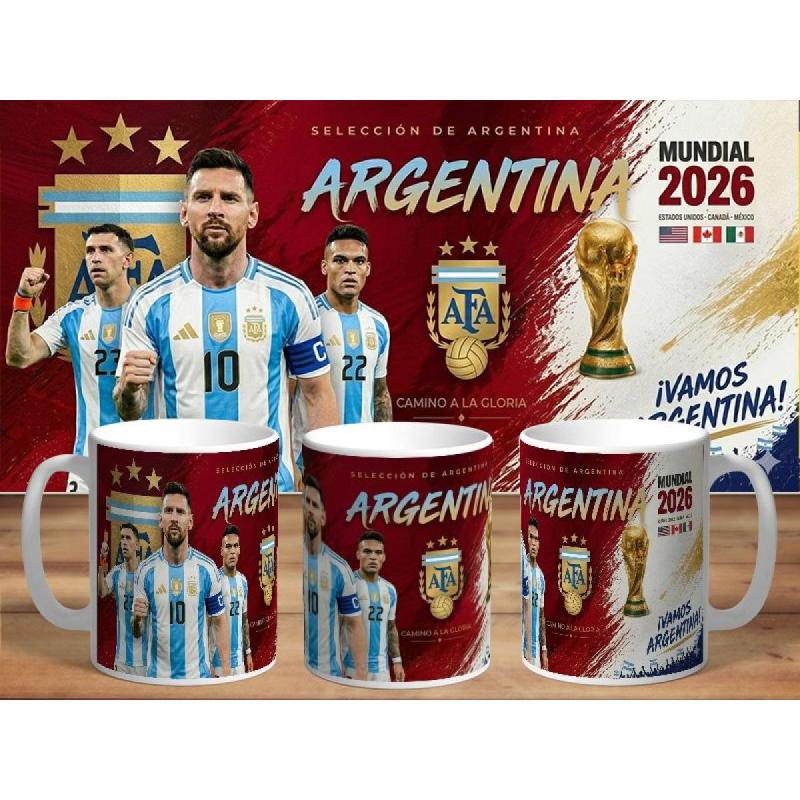 Tazas de ceramica messi - mundial 2026