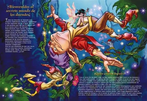 El Fantástico Mundo De Los Duendes- Libro Gran Formato Usado - 3