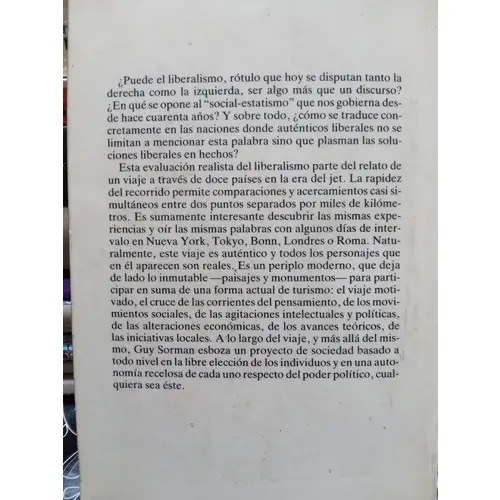 La Solución Liberal, Guy Sorman - 3