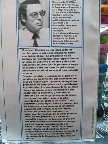 Crecer En Libertad: Política Y Economía, Roque Fernández - 2