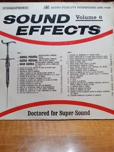 Sound Efects Volme 6