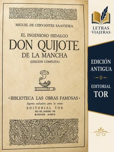 Don Quijote De La Mancha Edición Completa T/d Editorial Tor