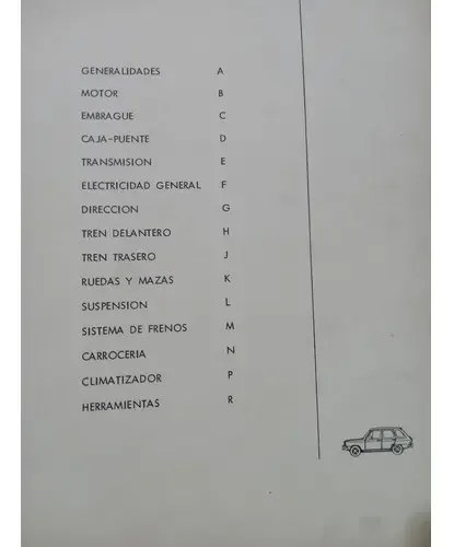 Manual De Reparaciones Renault 6 Mod 912 - Ika Renault