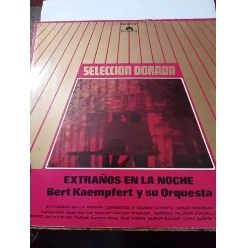Extraños En La Noche Vinilo Serie Dorada Bert Kaempfert Estándar