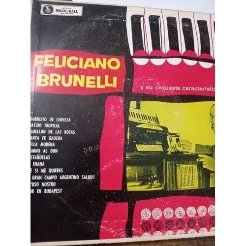 Feliciano Brunelli Y Su Orquesta Caracteristica Lp Vinilo