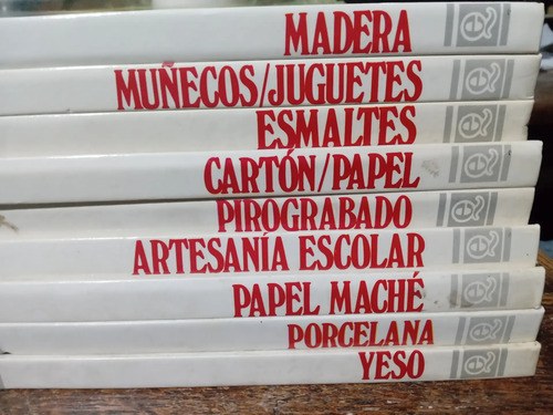 Escuela De Artesanías. 9 Titulos Tapas Duras