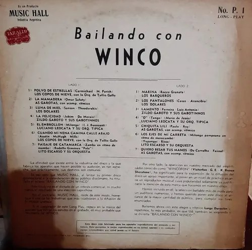 Bailando Con Winco - Vinilo - 2