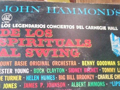 John Hammonds De Los Spirituals Al Swing, Vinilo