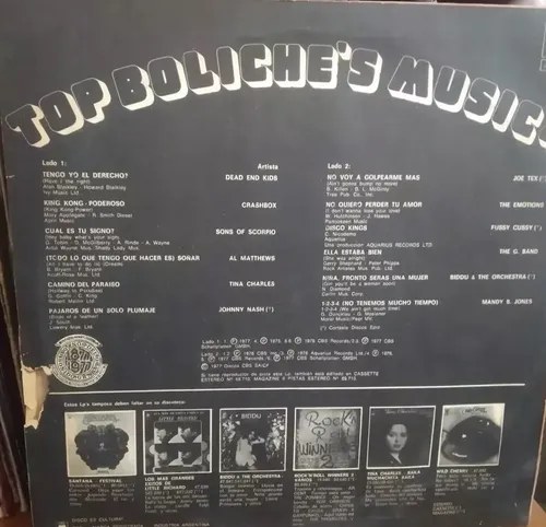 Vinilo Top Boliche S Music 4 Joe Tex Fussy Cussy Nash 1979 Estándar - 2