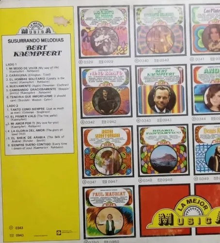 Bert Kaempefert Susurrando Melodias Lp Argentina 1980 - 2