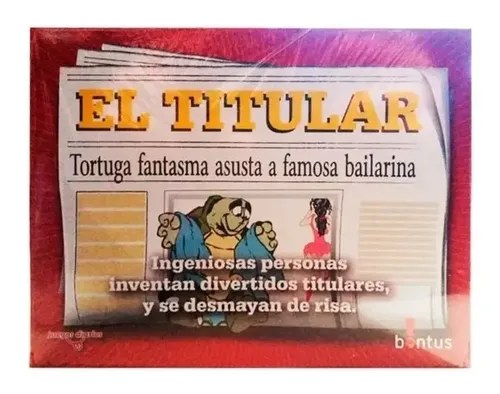 Juego De Cartas Estrategia El Titular Bontus 2-10 Jugadores