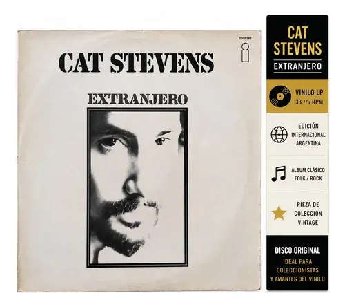 Cat Stevens Extranjero Vinilo Lp Album Vintage Colección Estándar