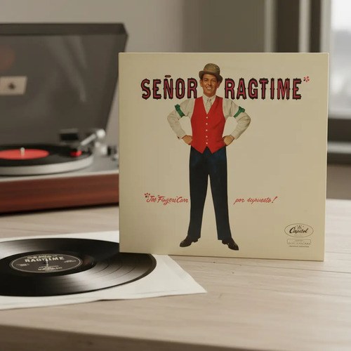 Señor Ragtime - Joe Fingers Carr Vinilo Año 1957 Jazz Piano Estándar