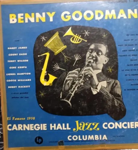 Benny Goodman Carnegie Hall Jazz Concert Vinillos 1 Y 2 Estándar - 3