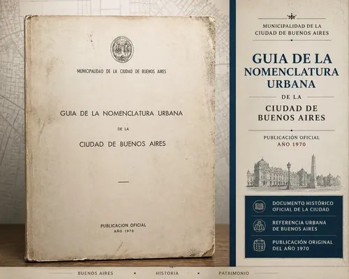 Guia Nomenclatura Urbana Buenos Aires 1970 Mapa Planos