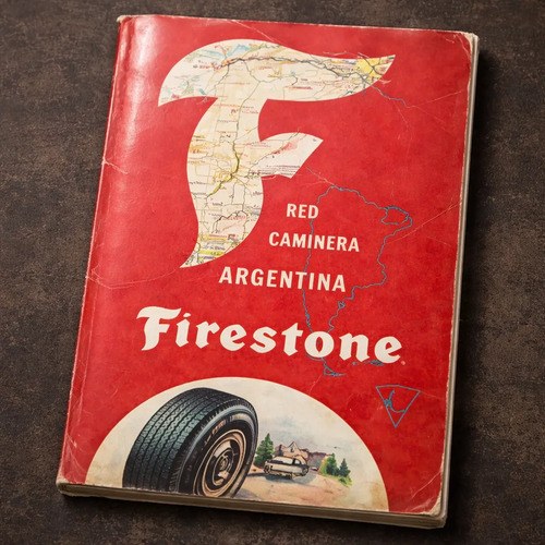 Manual Guia Rutas Firestone Red Caminera 1962 Coleccion