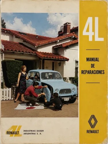 Manual Taller Renault 4l Reparaciones Original Antiguo