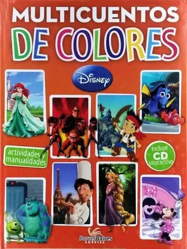 Libro De Cuentos Infantiles Didácticos Disney Pixar Oferta, De Ediciones Barcel Baires., Vol. Multic