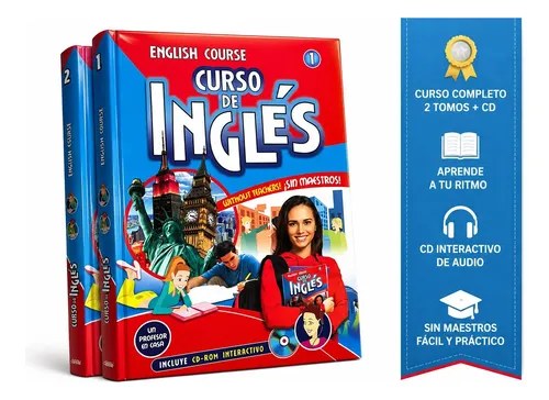 Curso De Inglés Sin Maestros Clasa Completo 2 Libros + Audio