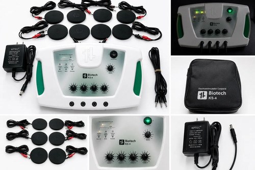 Electroestimulador Biotech Ks4 4 Canales Ondas Rusas + Funda - 2