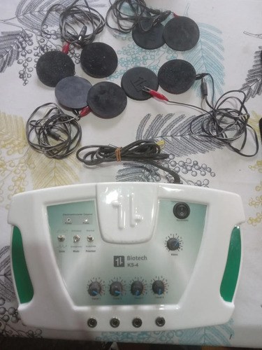 Electroestimulador Biotech Ks4 4 Canales Ondas Rusas + Funda - 5