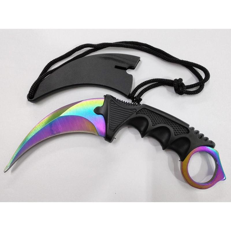 Cuchillo Karambit Tornasolado