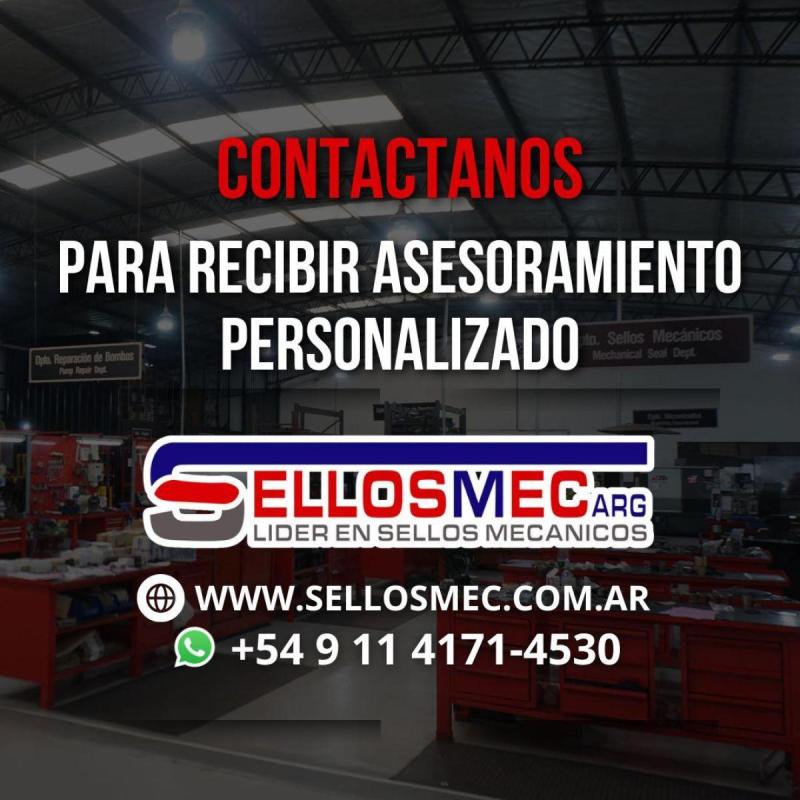 Sello Mecanico MEC-560 (PF) para Eje de 1 3/8" SSV - Resorte Recto - 8/12