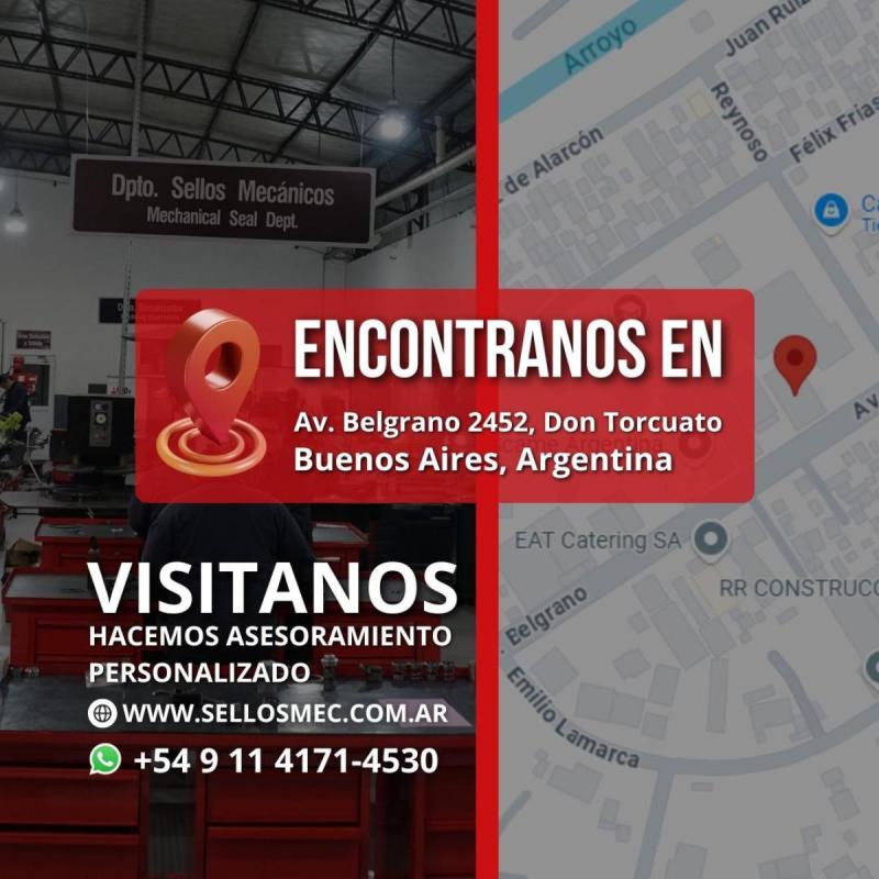 Sello Mecanico MEC-560 (PF) para Eje de 1 3/8" SSV - Resorte Recto - 12/12