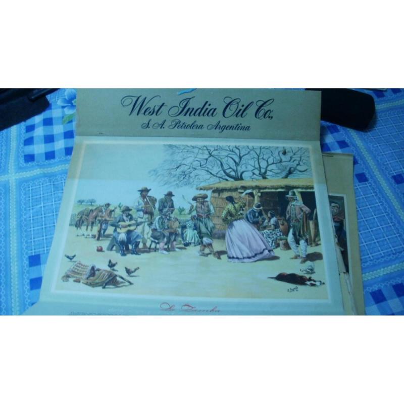 Almanaque West Indian Oil Co. 1946 aprox.