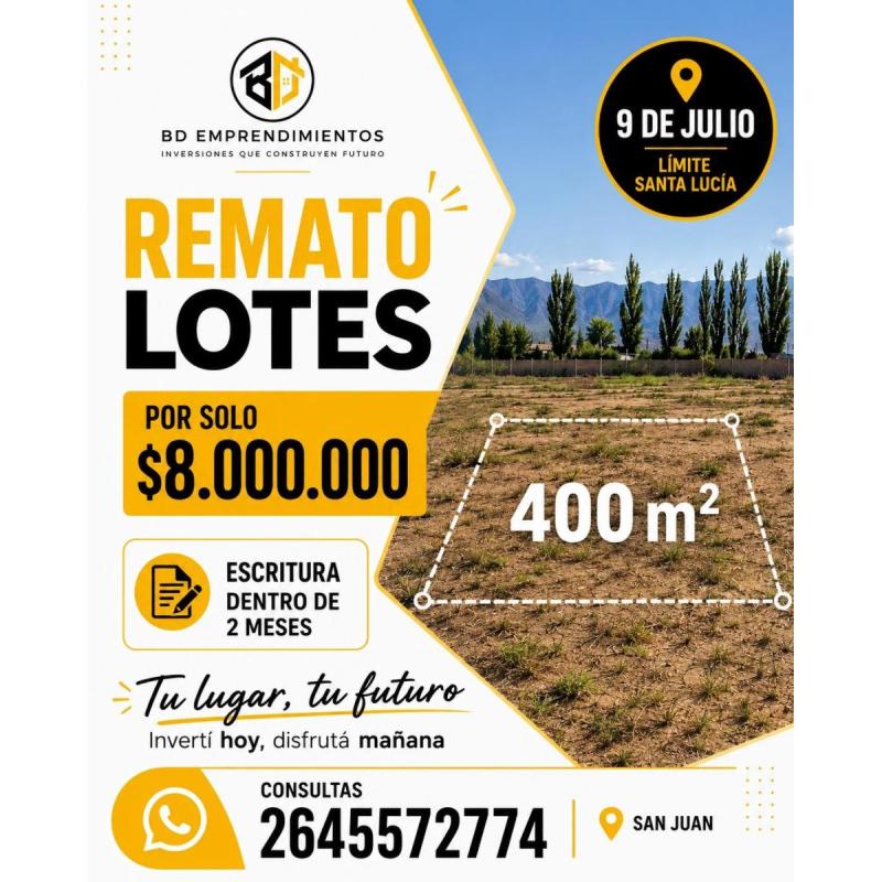 Lote en Barrio privado - 9 de Julio