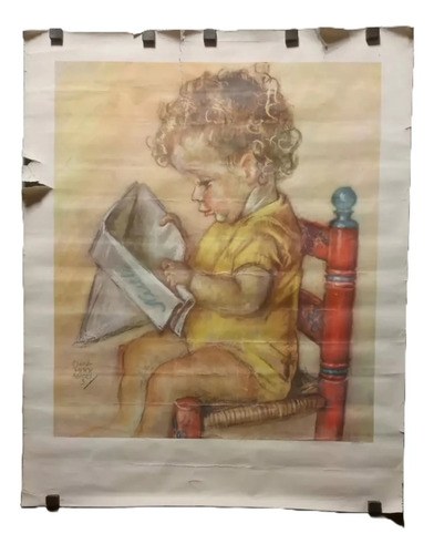 Antiguo Afiche Publicitario Nestlé Original