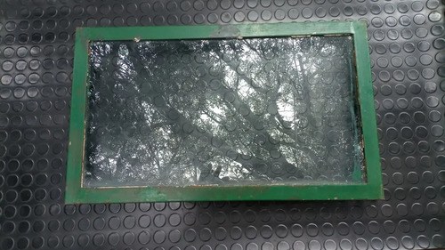 Ventana / Ventiluz De Chapa Y Vidrio Sin Marco 36x59 Cm. Verde - 8
