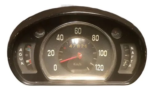 Tablero Velocímetro Fiat 600 E 62 / 68 Original Negro