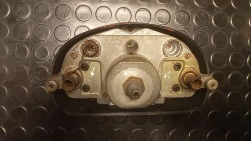 Tablero Velocímetro Fiat 600 E 62 / 68 Original Negro - 3