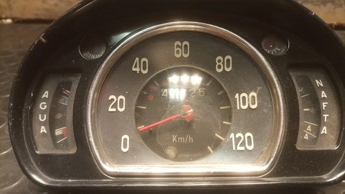 Tablero Velocímetro Fiat 600 E 62 / 68 Original Negro - 4