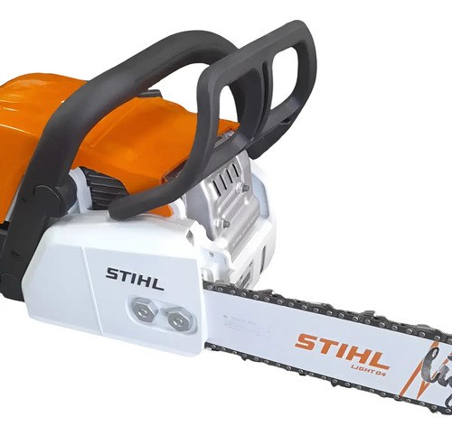 Motosierra A Nafta Stihl 30.1cc Ms 170 1.8cv Original - Blanco-naranja