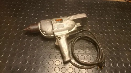 Antiguo Taladro Eléctrico Skil Model 542 U.s.a. (a Reparar) Plateado 50