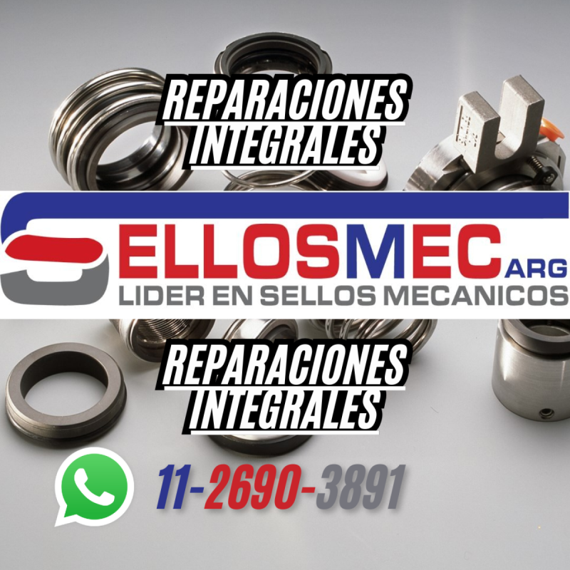 Sello Mecanico MEC-560 (PF) para Eje de 14mm SSV - Resorte Recto - 17