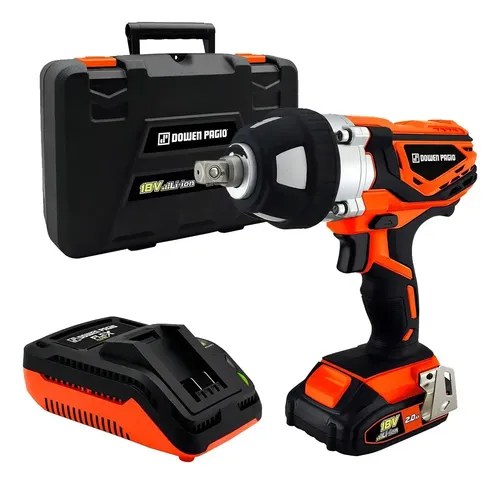 Llave Impacto Batería Ion Litio Dowen Pagio 9993139 Color Naranja