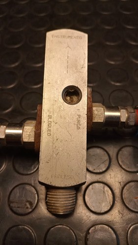 Válvula Integral De Bloqueo Y Purga Casucci 1/2 6000 Psi - 2