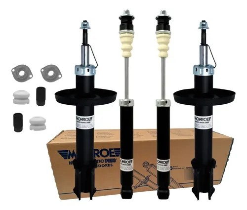 Kit 4 Amortiguadores Monroe + Cazoletas Fuelle Corsa Classic