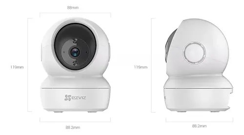 Kit X 4 Cámaras De Seguridad Ezviz C6n 2mp De Resolución Blanco - 4