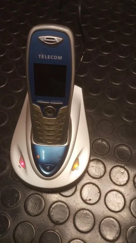 Antiguo Teléfono Aladino 500 Telecom Completo Funcionando Plateado - 3
