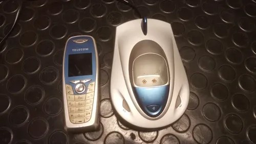 Antiguo Teléfono Aladino 500 Telecom Completo Funcionando Plateado - 5