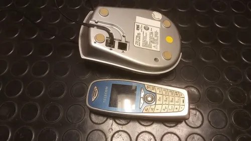Antiguo Teléfono Aladino 500 Telecom Completo Funcionando Plateado - 7
