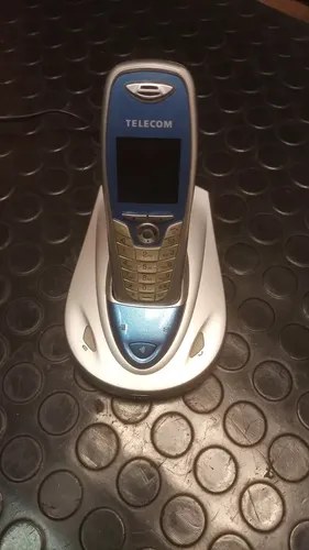 Antiguo Teléfono Aladino 500 Telecom Completo Funcionando Plateado - 10