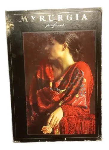 Antiguo Cartel Publicitario De Perfumes Myrurgia Original Myrurgia