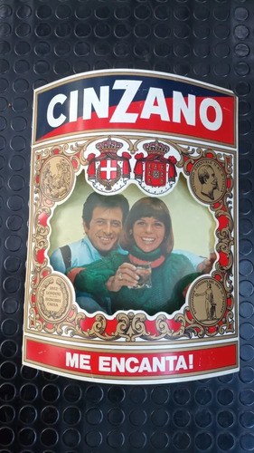 Antiguo Cartel Publicidad Cinzano Original Original