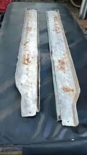 Moldura Derecha / Pisada Borgward Isabella Original Plateado - 3
